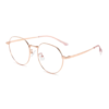 Modern Round Geometric Metal Glasses Frames (Model 600048) – Rose Gold, Silver, Black